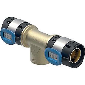 muffe med mm 75x1x75 tee flowfit geberit