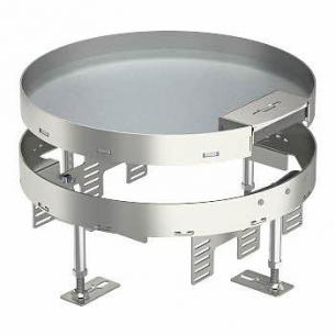 ledningsudgang med gulvboks rund