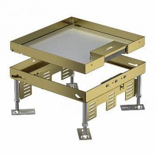 ledningsudgang med gulvboks kvadr