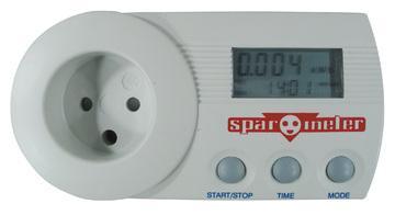 jord u 2300w 10a 230v hvid energim�ler sparometer