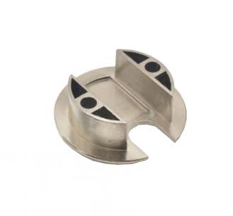 ø35mm hulmål ø45mm stål børstet - bord-kabelgennemføringsflange