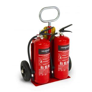 et2x6 pulverslukkere 2x6kg inkl handsker og brandtppe med brandvogn housegard