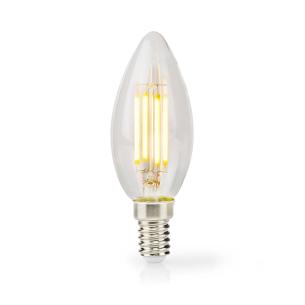 klart stk 1 stil retro hvid varm d�mpbar k 2700 lm 470 w 5 4 stearinlys e14 p�re led-lampe nedis