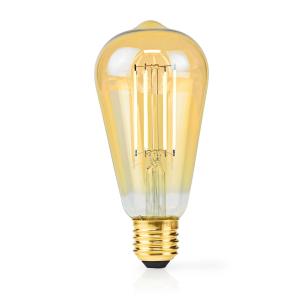 stk 1 stil retro hvid varm ekstra d�mpbar k 2100 lm 470 w 9 4 st64 e27 gl�dep�re led nedis