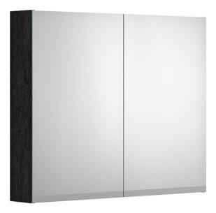 ask sort 80cm artic spejlskab