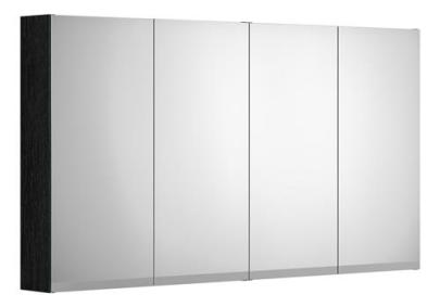ask sort 120cm artic spejlskab