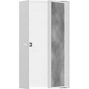 hvid mat indbygning til 300x150x100mm gniche v rock xtrastoris hansgrohe