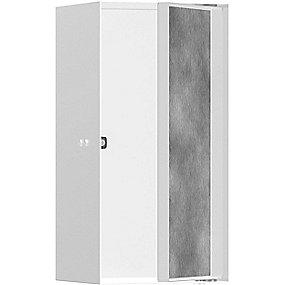 hvid mat indbygning til 300x150x140mm gniche v rock xtrastoris hansgrohe