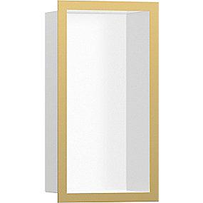poleret hvid mat indbygning til 300x150x100mm gniche v individual xtrastoris hansgrohe