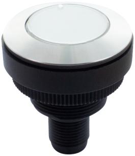 4-polet stik m12 med tilsluttes 3mm 30 monteringshul front l st rustfrit med lampe