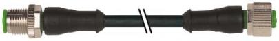 meter 3 de kabelk til egnet pur sort 34mm2 3x0 a-kodet lige hun m12 lige han m12 sensorkabel ler- f