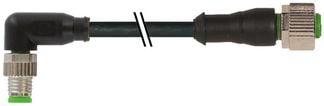 meter 1 de kabelk til egnet pur sort 25mm2 3x0 kabel 3-polet lige hun m8 3-polet vinklet han m8 sensorkabel ler- f