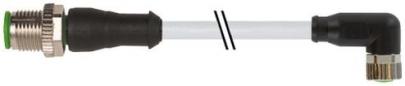 meter 3 0 ulcsa pvc gr 25mm2 3x0 kabel a-kodet 3-polet vinklet hun m8 3-polet lige han m12 sensorkabel ler- f