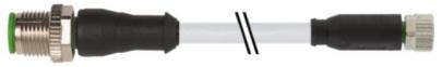 meter 20 ulcsa pvc gr 25mm2 4x0 kabel a-kodet 4-polet lige hun m8 4-polet lige han m12 sensorkabel ler- f
