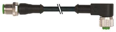 meter 1 ulcsa pvc sort 34mm2 5x0 kabel a-kodet 5-polet vinklet hun m12 5-polet lige han m12 sensorkabel ler- f