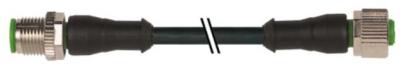 meter 6 0 ulcsa pvc sort 34mm2 5x0 kabel a-kodet 5-polet lige hun m12 5-polet lige han m12 sensorkabel ler- f
