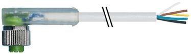 meter 3 csa ul pvc gr 34mm2 5x0 kabel med a-kodet dc 24vac led 5-polet vinklet hun m12 sensorkabel ler- f
