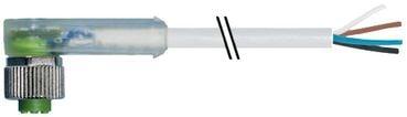 meter 25 csa ul pvc gr 34mm2 4x0 kabel med a-kodet dc 24vac led 4-polet vinklet hun m12 sensorkabel ler- f