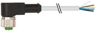 meter 3 csa ul pvc gr 34mm2 5x0 kabel med a-kodet 5-polet vinklet hun m12 sensorkabel ler- f