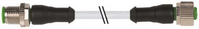 meter 2 0 de kabelk til egnet pur gr 34mm2 4x0 kabel a-kodet 4-polet lige hun m12 4-polet lige han m12 sensorkabel ler- f