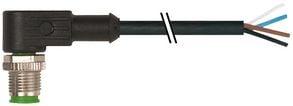 meter 5 1 csa ul pvc sort 34mm2 4x0 kabel med a-kodet 4-polet vinklet han m12 sensorkabel ler- f