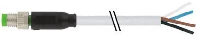 meter 10 csa ul pvc gr 25mm2 4x0 kabel med 4-polet lige han m8 sensorkabel ler- f