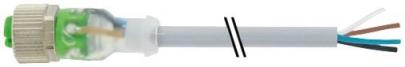 meter 5 csa ul pvc gr 34mm2 4x0 kabel med a-kodet dc 24vac led 4-polet lige hun m12 sensorkabel ler- f
