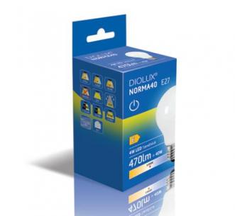 sluk nd t 470lm e27 830 4w norma40 diolux