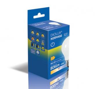 sluk nd t 806lm e27 830 6w norma60 diolux