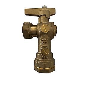 messing kontraventil rbar kontroll indb med m�lerbr�nd til 32mm vinkelventil isiflo