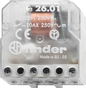 indbygning til 10a polet 1 12vac kiprel finder