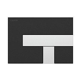 matkrom sort duoskyl aw100 betjeningsplade mk sort aw100 tryk lis laufen