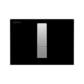 glas sort duoskyl betjeningsplade aw102 lis laufen