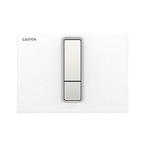 matkrom hvid duoskyl aw104 betjeningsplade mk hvid aw104 tryk lis laufen