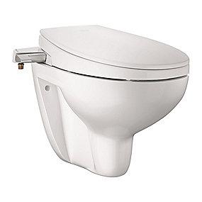 hvid de toilets l ngetoiletsk h ceramic bau grohe
