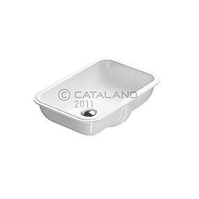 glasur antibakteriel og ringsvenlig reng b overl med 500x350mm hanehul uden underlimningsvask catalano