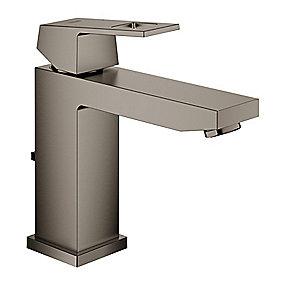 graphite hard børstet bundventil med tud 133mm håndvaskarmatur eurocube grohe