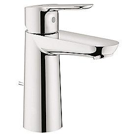 forkromet bundventil med tud 107mm ndvaskarmatur h bauedge grohe