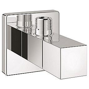 forkromet roset nippel 8 2x3 1 stopventil cube universal grohe