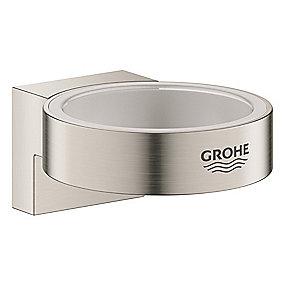 supersteel dispenser glas til 56mm gholder v selection grohe