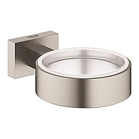 supersteel l besk s glas til 72mm 107mm holder cube essentials grohe
