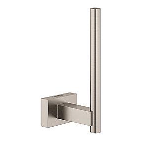 supersteel 60x121mm reservepapirholder cube essentials grohe
