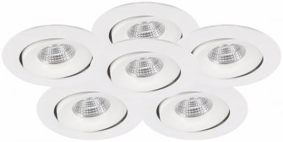 ip44 2700k 6x6w t led-downlights md-70 malmbergs