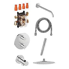 krom brus til indbygning komp hs1 silhouet damixa