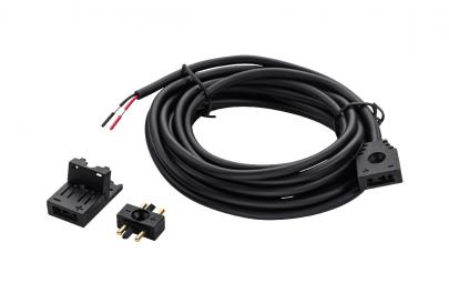 3000mm tilslutningskabel sort slimline