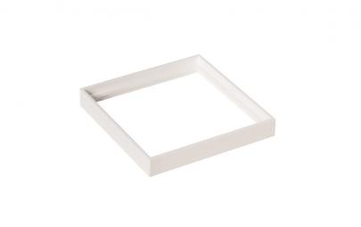aluminium spacer hvid square soft