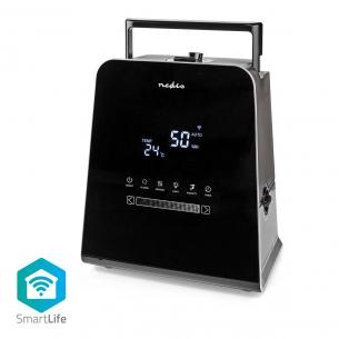 sort nattilstand fjernbetjening timer hygrometer l 5 5 ge t varm og kold med w 30 luftfugter smartlife nedis