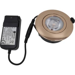 Nordtronic Low Profile Flexible G2 ø83 2700k Krund Mdriver Indendørs