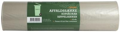 kvalitet standard - rulle pr poser 10 plast klar container liter 240 til passer kke affaldss container