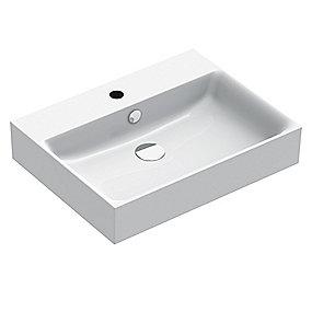 glasur antibakteriel og ringsvenlig reng b overl med hanehul med 600x470mm ndvask h premium60 catalano